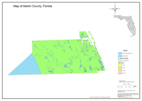 2013 Sinkhole Map of Martin County, FL