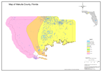 2013 Sinkhole Map of Wakulla County, FL