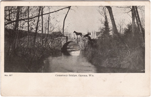 Ogema, Wisconsin - Cemetery Bridge