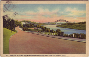 Sagamore, Massachusetts - New Sagamore Bridge Postcard