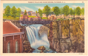 Paterson, New Jersey - Passaic Falls and Chasm Bridge
